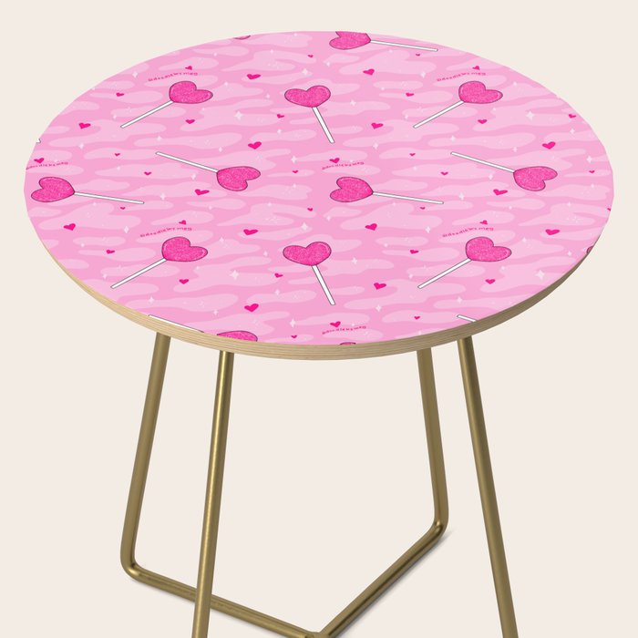 Valentine Lollipop Print Side Table Gallery Image 2