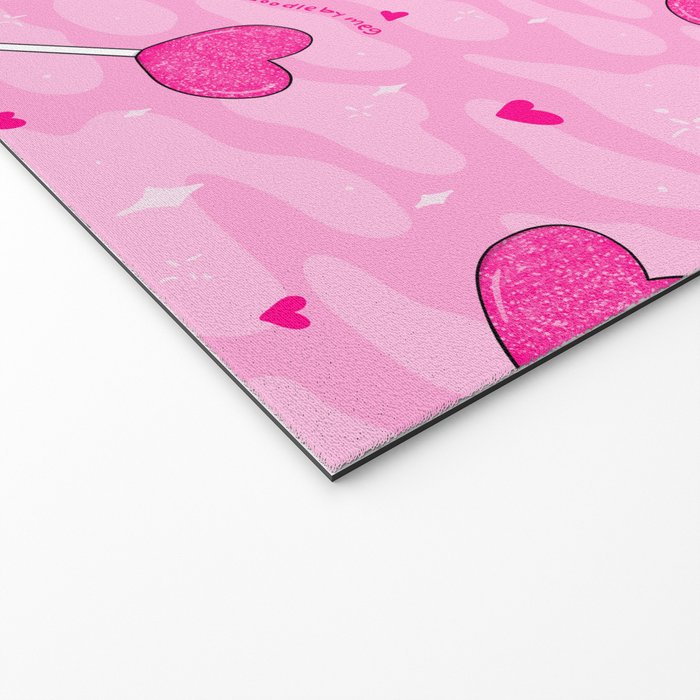 Valentine Lollipop Print Welcome Mat Gallery Image 2