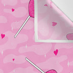 Valentine Lollipop Print Wall Tapestry Gallery Image 3