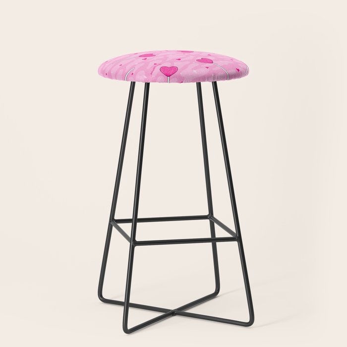 Valentine Lollipop Print Stool Gallery Image 1