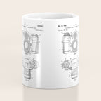 Camera Patent - Photography Art - Black Chalkboard Coffee Mug Gallery Image 4