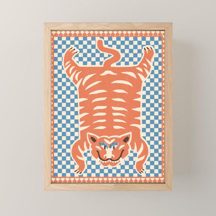 Tibetan tiger  Mini Art Print Gallery Image 1