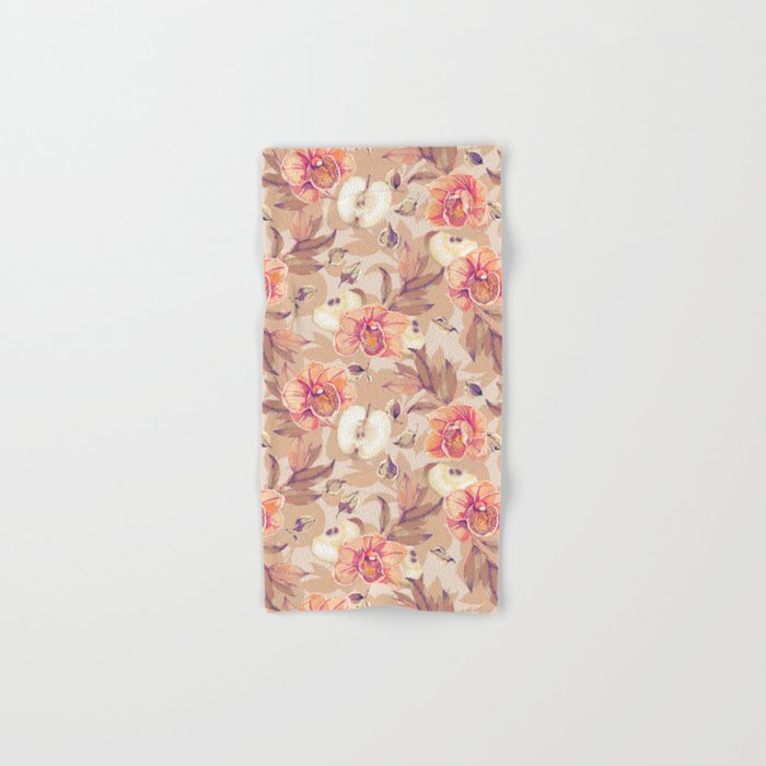 Tropical flowers autumn field Bath Towel Gallery Image 1