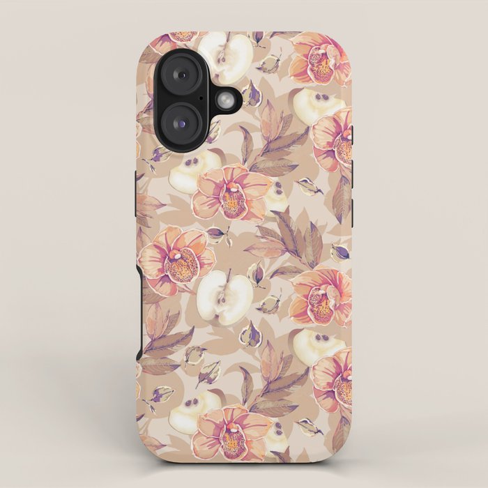 Tropical flowers autumn field iPhone Case Gallery Image 1