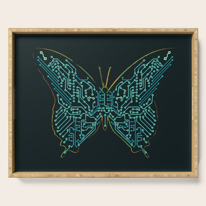 Mechanical Butterfly Serving Tray Gallery Image 1