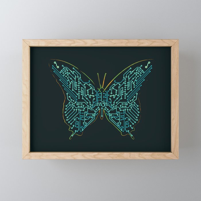Mechanical Butterfly Mini Art Print Gallery Image 1