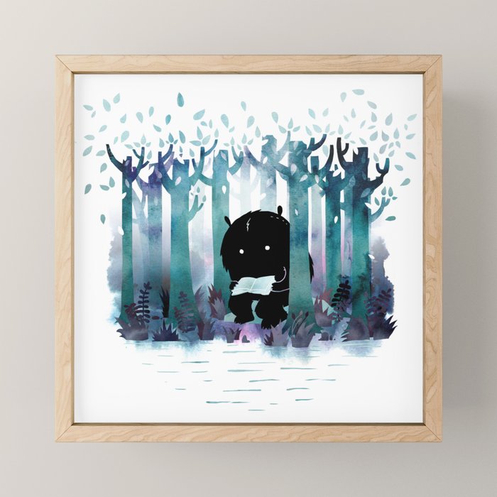 A Quiet Spot Mini Art Print Gallery Image 1