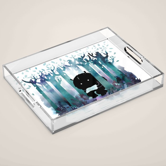 A Quiet Spot Acrylic Tray Gallery Image 1