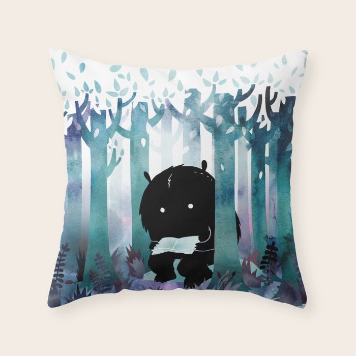 A Quiet Spot Throw Pillow Gallery Image 1