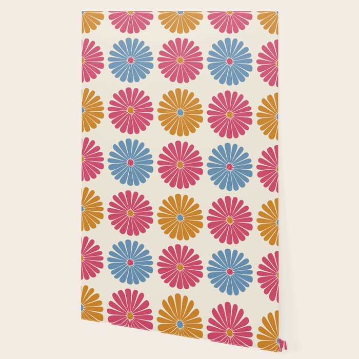 Retro Summer Daisies V Wallpaper Gallery Image 2