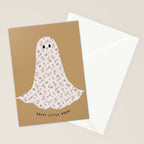 Halloween Floral Ghost Stationery Card Gallery Image 2