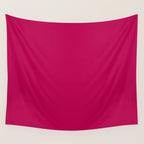 NOW BERRY GLOSS Solid Color Plain Red Shade  and Mindfulness Minimalist Word Art  Wall Tapestry Gallery Image 4
