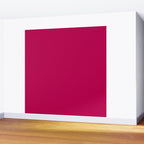 NOW BERRY GLOSS Solid Color Plain Red Shade  and Mindfulness Minimalist Word Art  Wall Mural Gallery Image 2