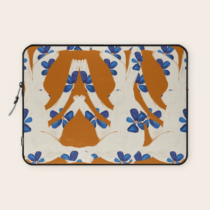 Rabbits Bloom Laptop Sleeve Gallery Image 1