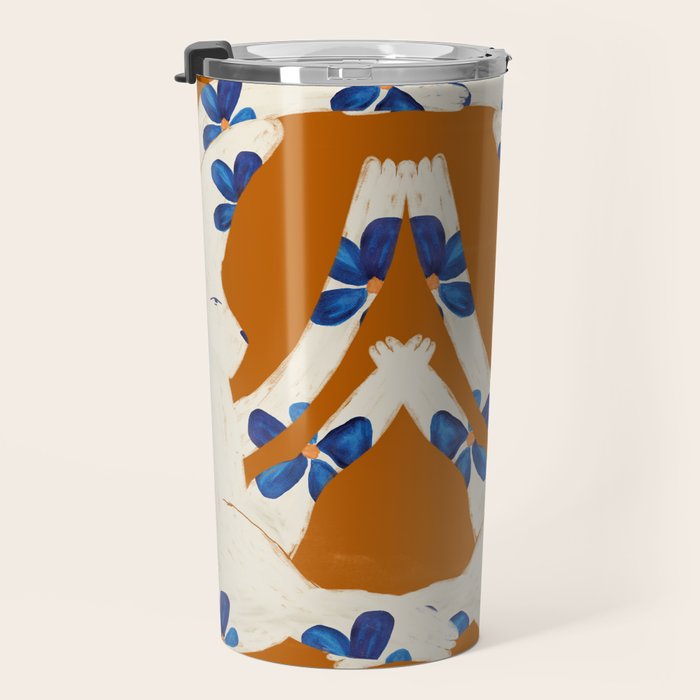 Rabbits Bloom Travel Mug Gallery Image 3