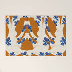 Rabbits Bloom Welcome Mat Gallery Image 1