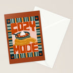 Cozy Mode tomato soup - retro food poster Stationery Card Gallery Image 2