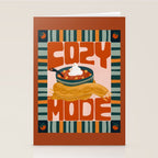 Cozy Mode tomato soup - retro food poster Stationery Card Gallery Image 2