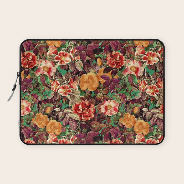 Vintage Exotic Forest Laptop Sleeve Gallery Image 1