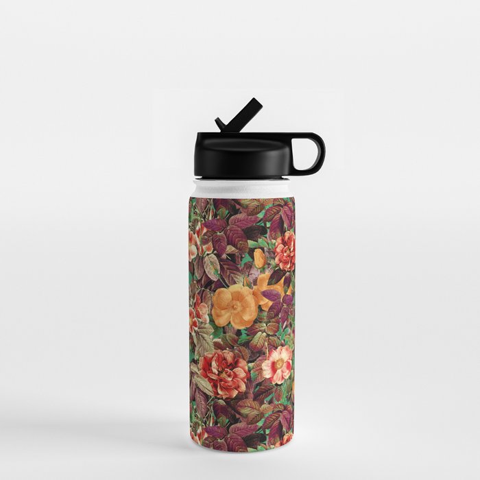 Vintage Exotic Forest Water Bottle Gallery Image 1