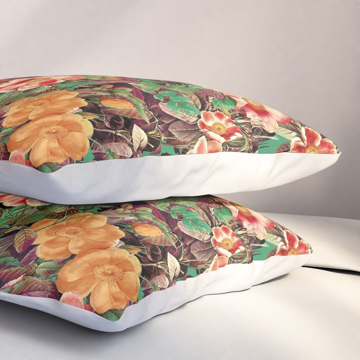 Vintage Exotic Forest Pillow Sham Gallery Image 3