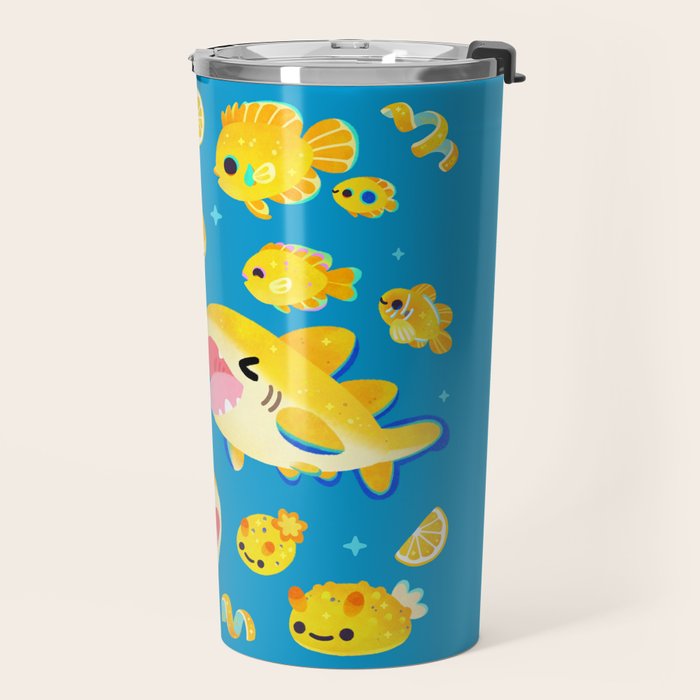 Lemon shark and friends  Travel Mug Gallery Image 2