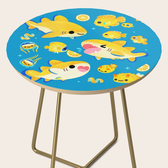 Lemon shark and friends  Side Table Gallery Image 2