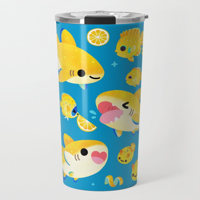 Lemon shark and friends  Travel Mug Gallery Image 1