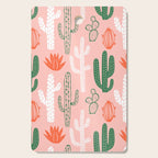 Cactus plant doodle art pattern Cutting Board Gallery Image 1