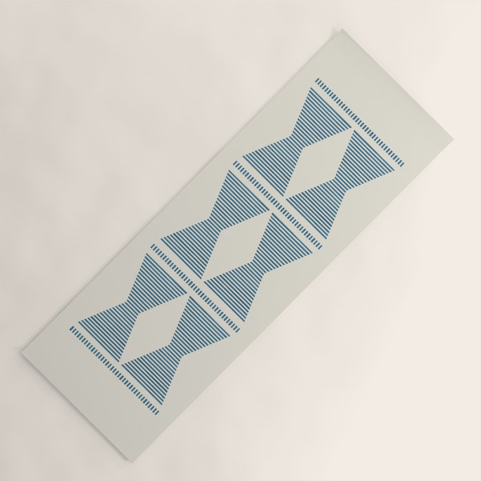 Southwestern Boho - Blue Yoga Mat Gallery Image 1