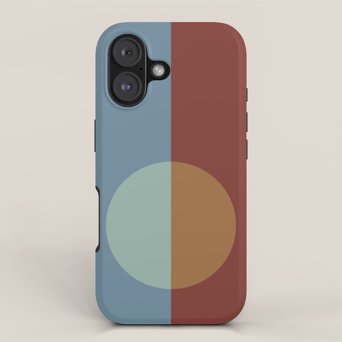 Color Block Abstract X iPhone Case Gallery Image 1