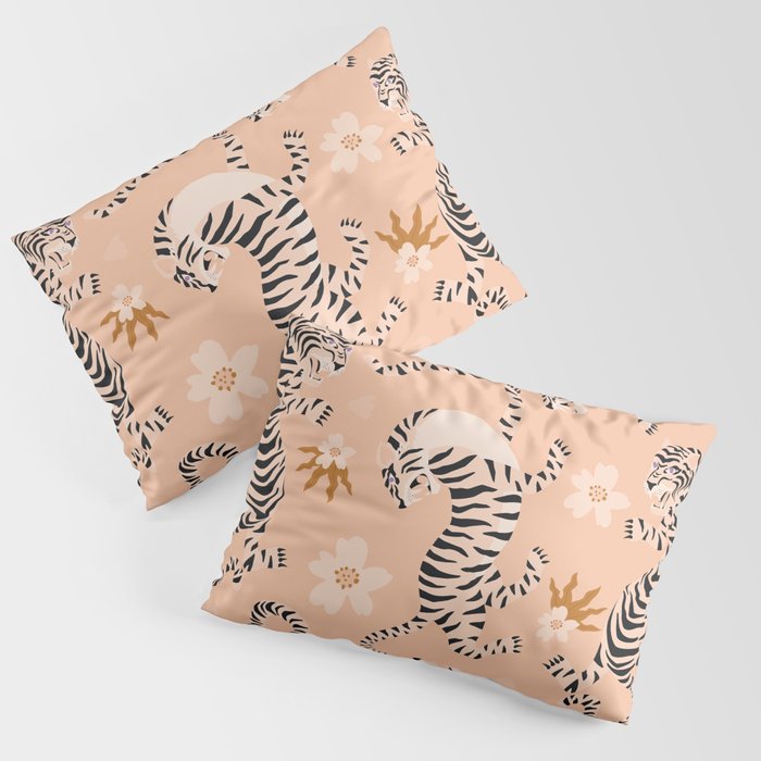 Tiger Garden Pillow Sham Gallery Image 3
