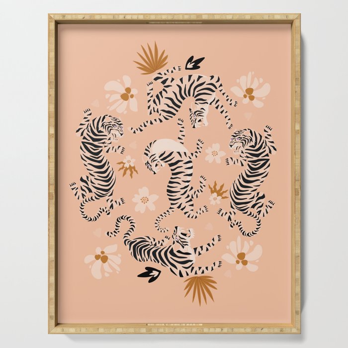 Tiger Garden Serving Tray Gallery Image 1
