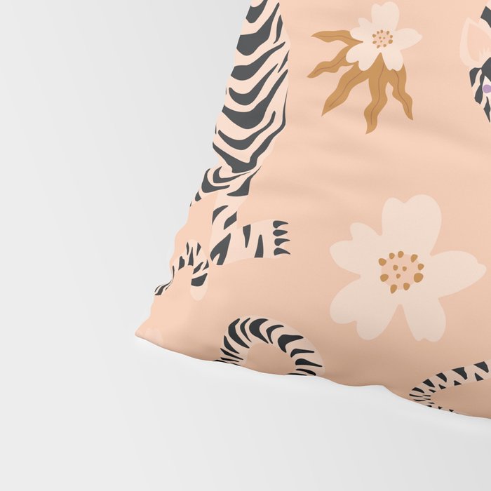 Tiger Garden Pillow Sham Gallery Image 4