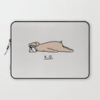 The Moody Puppies - Boxer Laptop Sleeve Gallery Image 1