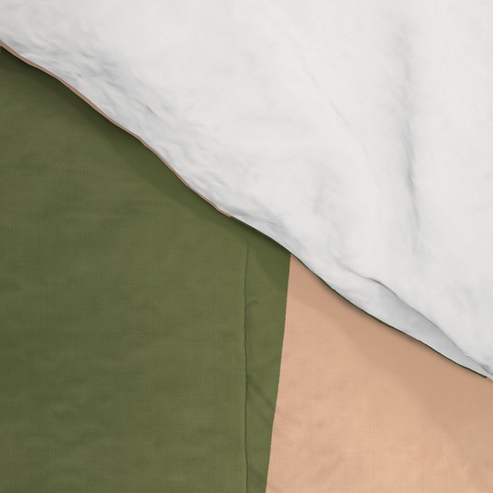 Musafir | Traveler Feminism Woman of Color in White Shirt | Palm Tropical Minimal Bohemian Fashion  Comforter Gallery Image 4