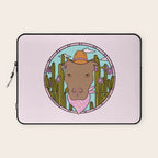 Cowboy Dog- Pitbull Laptop Sleeve Gallery Image 1