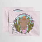 Cowboy Dog- Pitbull Placemat Gallery Image 1