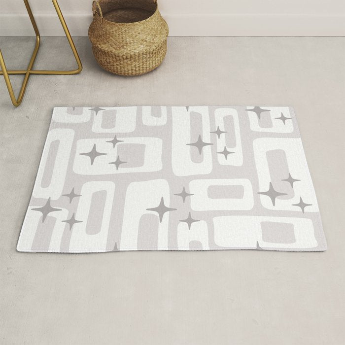 Retro Mid Century Modern Abstract Pattern 301 Rug Gallery Image 1
