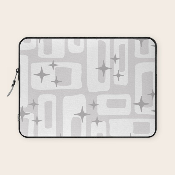 Retro Mid Century Modern Abstract Pattern 301 Laptop Sleeve Gallery Image 1