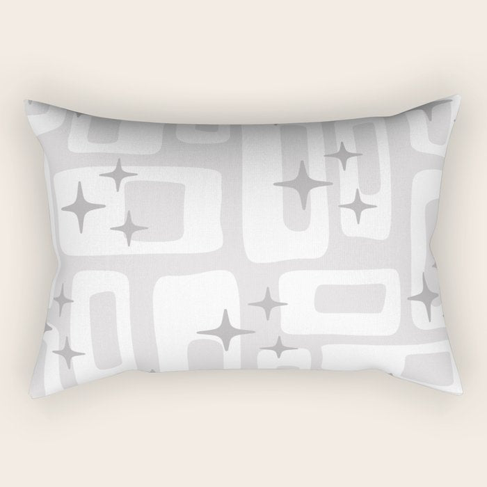 Retro Mid Century Modern Abstract Pattern 301 Rectangular Pillow Gallery Image 1