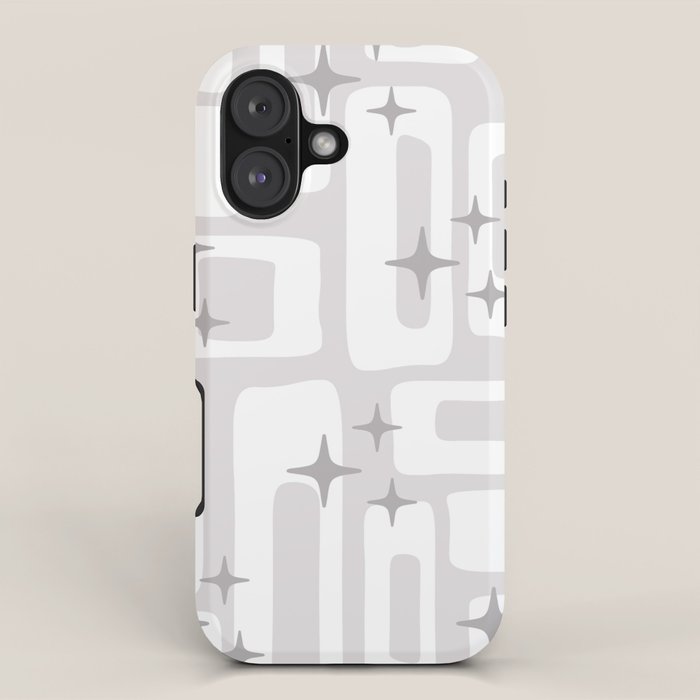 Retro Mid Century Modern Abstract Pattern 301 iPhone Case Gallery Image 1