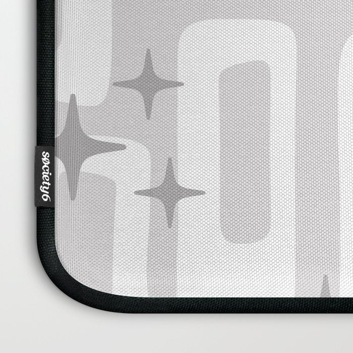 Retro Mid Century Modern Abstract Pattern 301 Laptop Sleeve Gallery Image 3