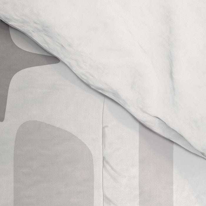 Retro Mid Century Modern Abstract Pattern 301 Comforter Gallery Image 4