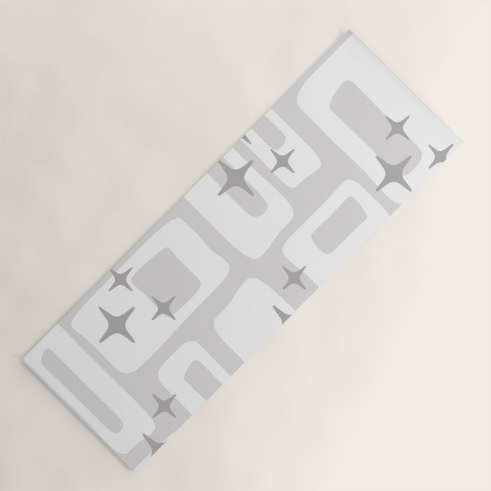 Retro Mid Century Modern Abstract Pattern 301 Yoga Mat Gallery Image 1