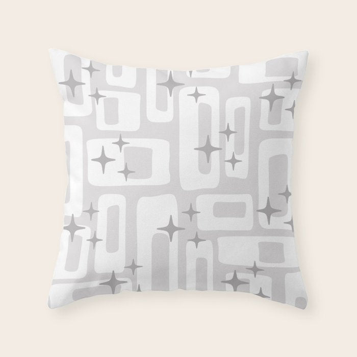 Retro Mid Century Modern Abstract Pattern 301 Throw Pillow Gallery Image 6