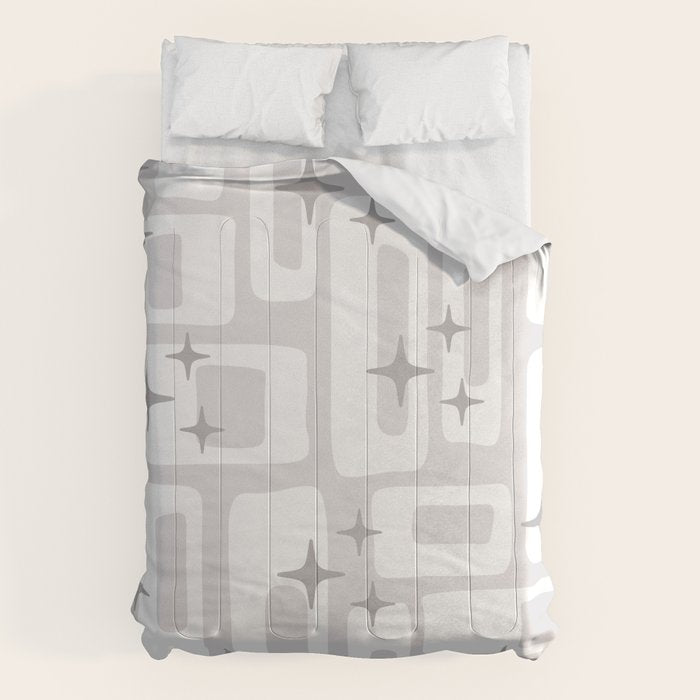 Retro Mid Century Modern Abstract Pattern 301 Comforter Gallery Image 6
