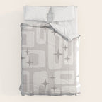 Retro Mid Century Modern Abstract Pattern 301 Comforter Gallery Image 6