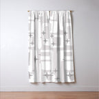 Retro Mid Century Modern Abstract Pattern 301 Window Curtain Gallery Image 3
