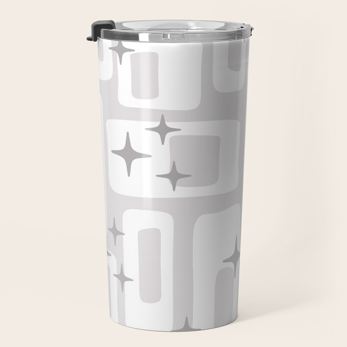 Retro Mid Century Modern Abstract Pattern 301 Travel Mug Gallery Image 3